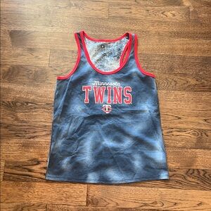 Minnesota Twins Tie-Dye Racerback Light Weight Tank Top